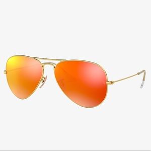 Ray Ban aviator flash lenses